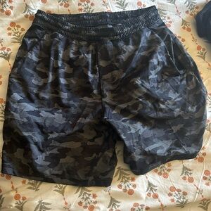 Lululemon 7 inch camo shorts